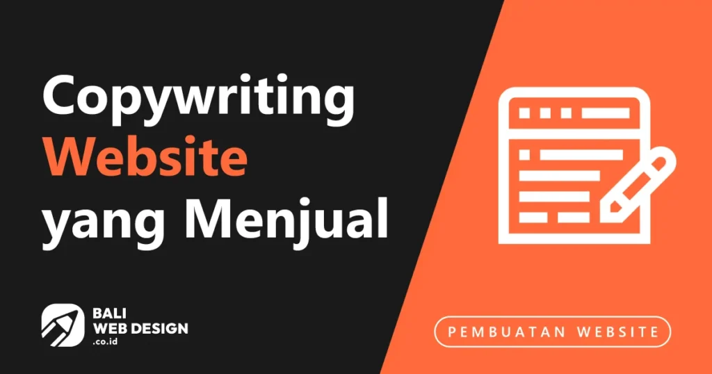 Copywriting Website yang Menjual