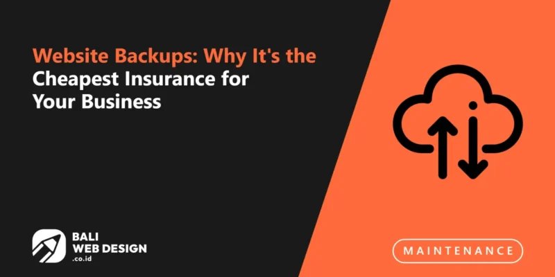 Website Backups: Why It’s the Cheapest Insurance for Your Business